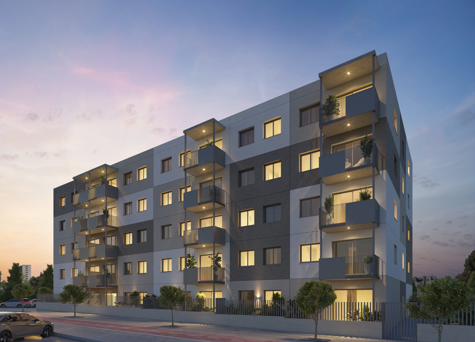 Vista Esquina Nocturna