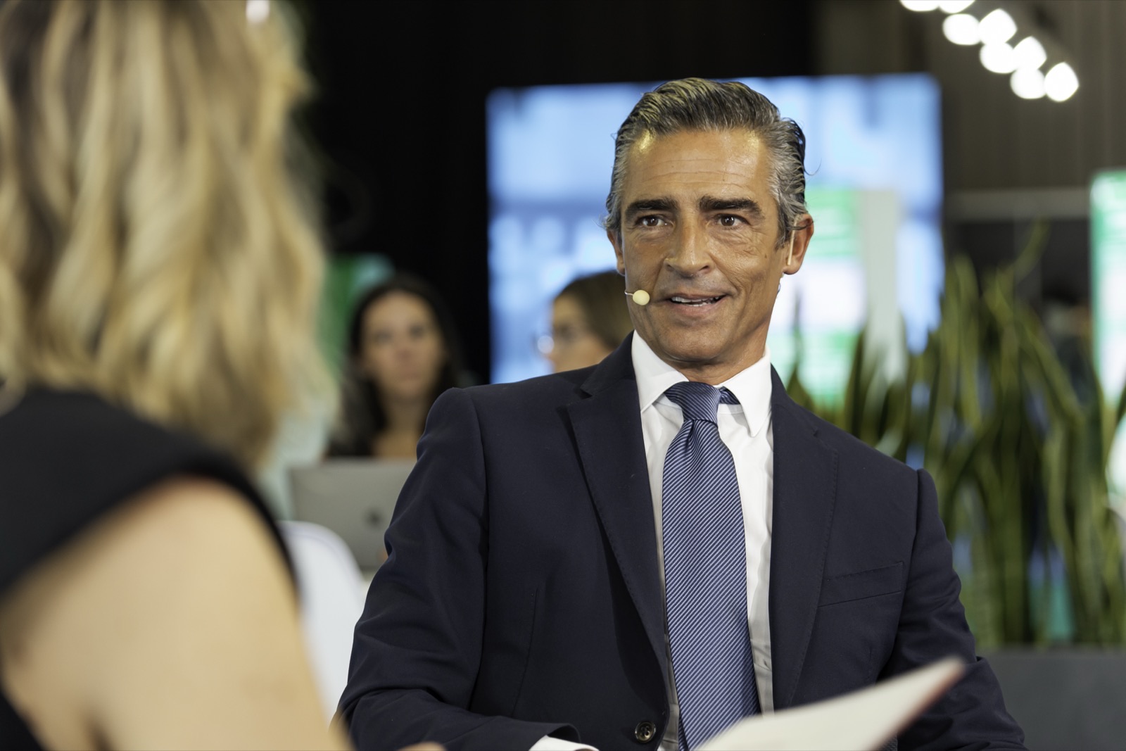 Javier Braza at a real estate industry event