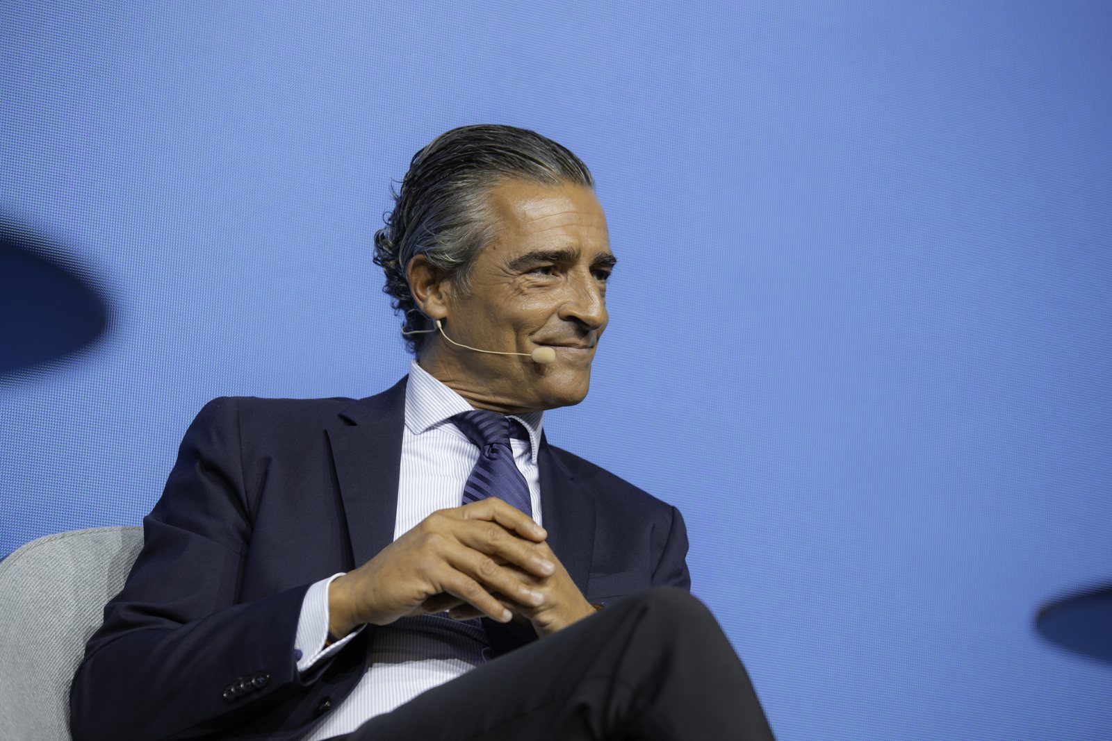 Javier Braza speaking at an industry event